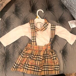 Burberry Infant Overall Set